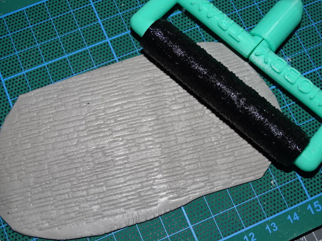 Texture rollers 00/H0 gauge - stone, brick and roof