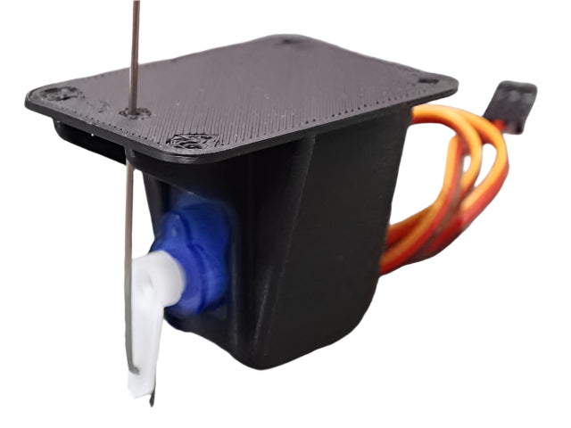 Slow action servo point motor