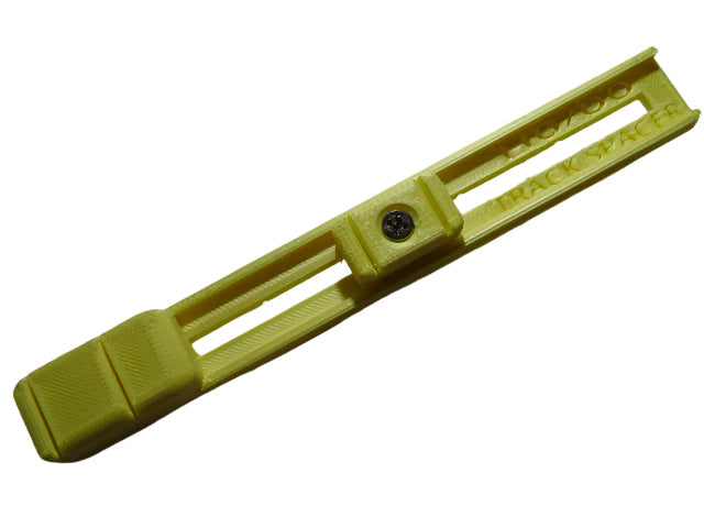 Adjustable track spacer alignment tool N, TT and H0/00 gauge