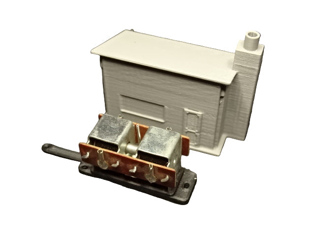 Top mounting solenoid bracket (equ. to Peco PL-12) with hut