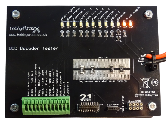 DCC Decoder tester