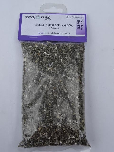 Ballast (mixed colours) - 0 Gauge - 500g