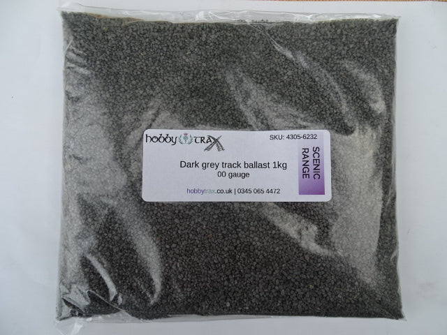Ballast (dark grey) - 00 Gauge - 1kg