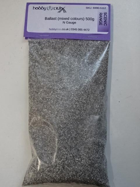 Ballast (mixed colours) - N Gauge - 500g
