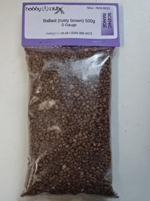 Ballast (rusty brown) - 0 Gauge - 500g