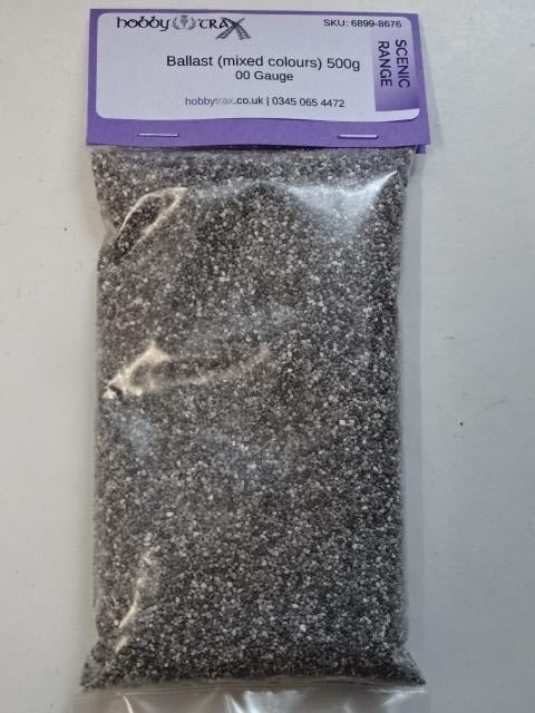 Ballast (mixed colours) - 00 Gauge - 500g