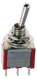 Switch single pole double throw maintained (SPDT) ON-OFF-ON